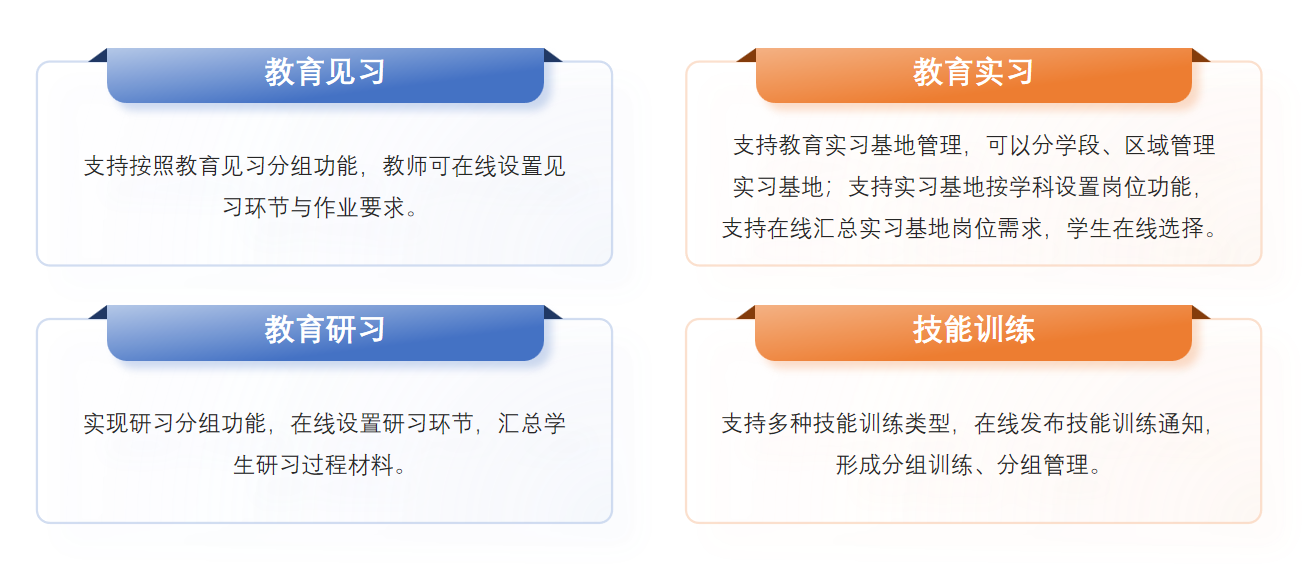师范生教育实习管理系统系统界面（一）